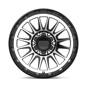 17X9 KMC KM542 IMPACT SATIN BLACK MACHINED 6X135