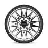 18X9 KMC KM542 IMPACT SATIN BLACK MACHINED 5X127