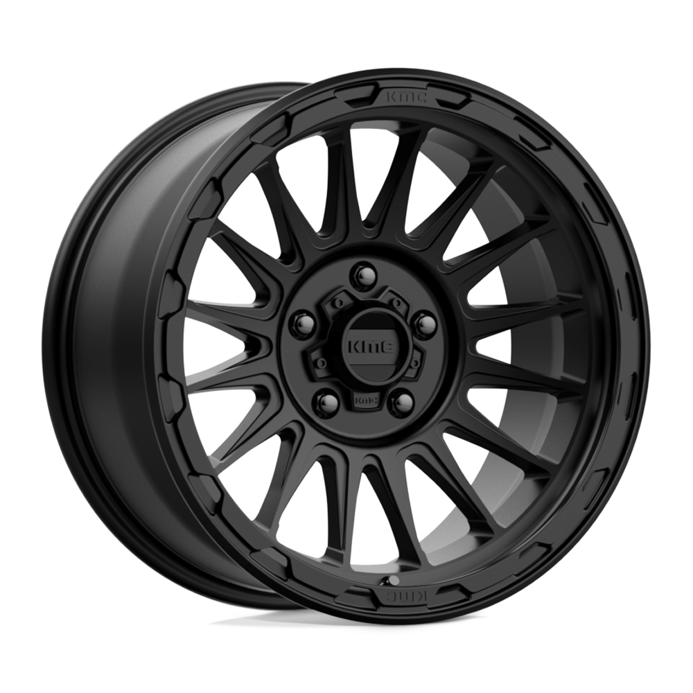 18X9 KMC KM542 IMPACT SATIN BLACK 5X127