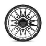18X9 KMC KM542 IMPACT SATIN BLACK MACHINED 6X139.7