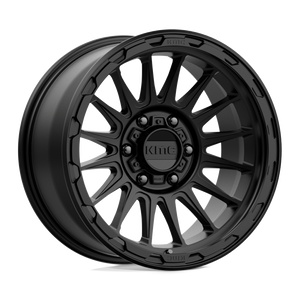 18X9 KMC KM542 IMPACT SATIN BLACK 6X139.7