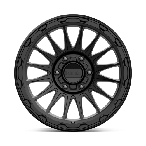 18X9 KMC KM542 IMPACT SATIN BLACK 6X139.7