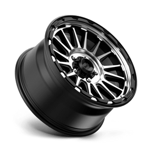 18X9 KMC KM542 IMPACT SATIN BLACK MACHINED 5X127