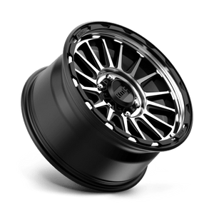 18X9 KMC KM542 IMPACT SATIN BLACK MACHINED 6X139.7