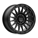 18X9 KMC KM542 IMPACT SATIN BLACK 6X114.3
