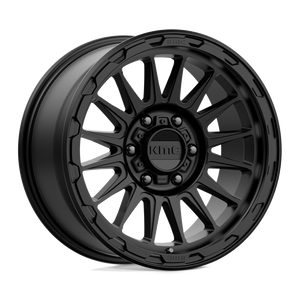18X9 KMC KM542 IMPACT SATIN BLACK 6X135