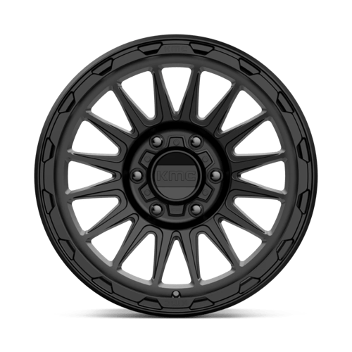 18X9 KMC KM542 IMPACT SATIN BLACK 6X139.7