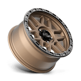 17X9 KMC KM544 MESA MATTE BRONZE W/ BLACK LIP 5X127