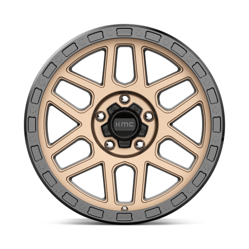 17X9 KMC KM544 MESA MATTE BRONZE W/ BLACK LIP 5X127