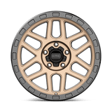 17X9 KMC KM544 MESA MATTE BRONZE W/ BLACK LIP 5X127