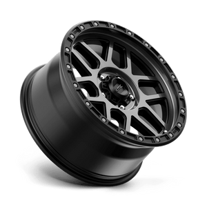 18X9 KMC KM544 MESA SATIN BLACK W/ GRAY TINT 5X150