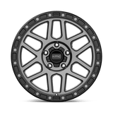 17X9 KMC KM544 MESA SATIN BLACK W/ GRAY TINT 5X150