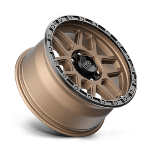 18X9 KMC KM544 MESA MATTE BRONZE W/ BLACK LIP 6X139.7