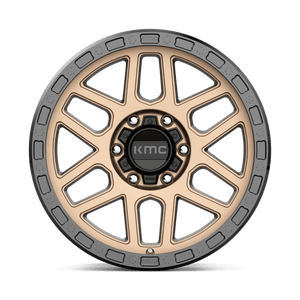 18X9 KMC KM544 MESA MATTE BRONZE W/ BLACK LIP 6X114.3