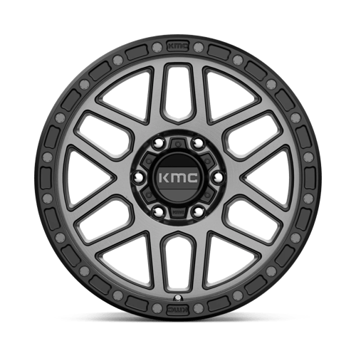 18X9 KMC KM544 MESA SATIN BLACK W/ GRAY TINT 6X139.7