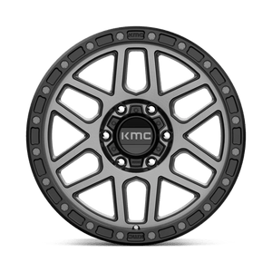 18X9 KMC KM544 MESA SATIN BLACK W/ GRAY TINT 6X139.7