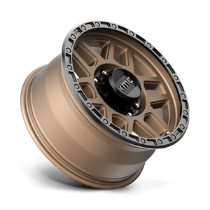18X9 KMC KM544 MESA MATTE BRONZE W/ BLACK LIP 8X170