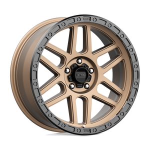 17X9 KMC KM544 MESA MATTE BRONZE W/ BLACK LIP 5X150