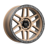 20X9 KMC KM544 MESA MATTE BRONZE W/ BLACK LIP 5X127