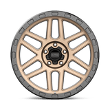 20X9 KMC KM544 MESA MATTE BRONZE W/ BLACK LIP 5X127