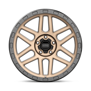 20X9 KMC KM544 MESA MATTE BRONZE W/ BLACK LIP 5X127