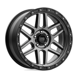 20X9 KMC KM544 MESA SATIN BLACK W/ GRAY TINT 5X127