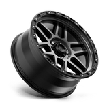 20X9 KMC KM544 MESA SATIN BLACK W/ GRAY TINT 5X127
