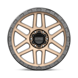 20X9 KMC KM544 MESA MATTE BRONZE W/ BLACK LIP 6X139.7