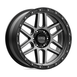 20X9 KMC KM544 MESA SATIN BLACK W/ GRAY TINT 6X135