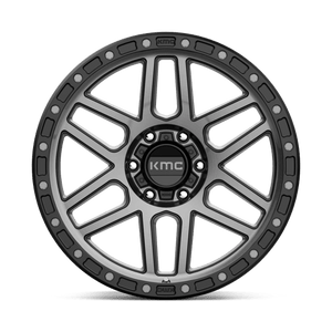 17X8.5 KMC KM544 MESA SATIN BLACK W/ GRAY TINT 6X135