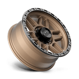 17X9 KMC KM544 MESA MATTE BRONZE W/ BLACK LIP 8X165.1