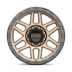 17X9 KMC KM544 MESA MATTE BRONZE W/ BLACK LIP 8X170