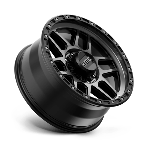 20X9 KMC KM544 MESA SATIN BLACK W/ GRAY TINT 8X165.1