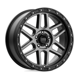 20X9 KMC KM544 MESA SATIN BLACK W/ GRAY TINT 5X127