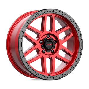 20X9 KMC KM544 MESA CANDY RED W/ BLACK LIP 5X150
