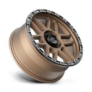 17X9 KMC KM544 MESA MATTE BRONZE W/ BLACK LIP 6X114.3