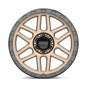 17X9 KMC KM544 MESA MATTE BRONZE W/ BLACK LIP 6X139.7