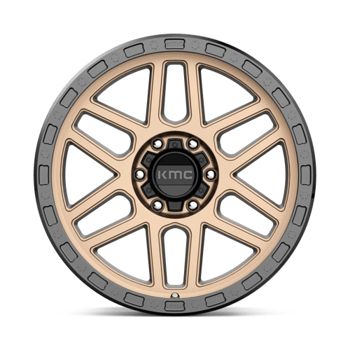 17X9 KMC KM544 MESA MATTE BRONZE W/ BLACK LIP 6X114.3