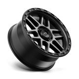 20X9 KMC KM544 MESA SATIN BLACK W/ GRAY TINT 6X135