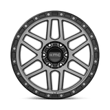 20X9 KMC KM544 MESA SATIN BLACK W/ GRAY TINT 6X135