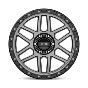 20X9 KMC KM544 MESA SATIN BLACK W/ GRAY TINT 6X135