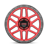 20X9 KMC KM544 MESA CANDY RED W/ BLACK LIP 6X139.7