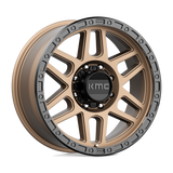 20X9 KMC KM544 MESA MATTE BRONZE W/ BLACK LIP 8X180