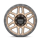 17X9 KMC KM544 MESA MATTE BRONZE W/ BLACK LIP 8X170