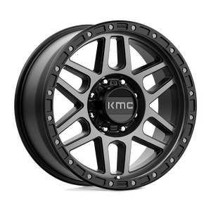 20X9 KMC KM544 MESA SATIN BLACK W/ GRAY TINT 8X180