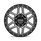 20X9 KMC KM544 MESA SATIN BLACK W/ GRAY TINT 8X180