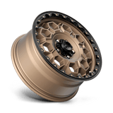 17X9 KMC KM545 TREK MATTE BRONZE W/ BLACK LIP 6X139.7