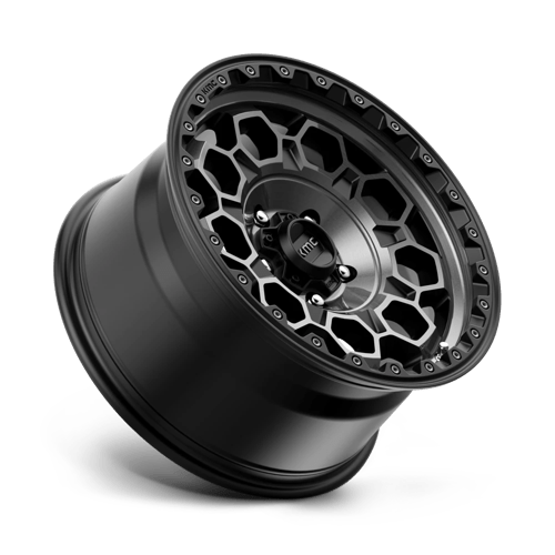 17X9 KMC KM545 TREK SATIN BLACK W/ GRAY TINT 5X127