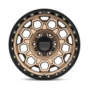 17X9 KMC KM545 TREK MATTE BRONZE W/ BLACK LIP 6X139.7