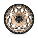 17X9 KMC KM545 TREK MATTE BRONZE W/ BLACK LIP 5X127